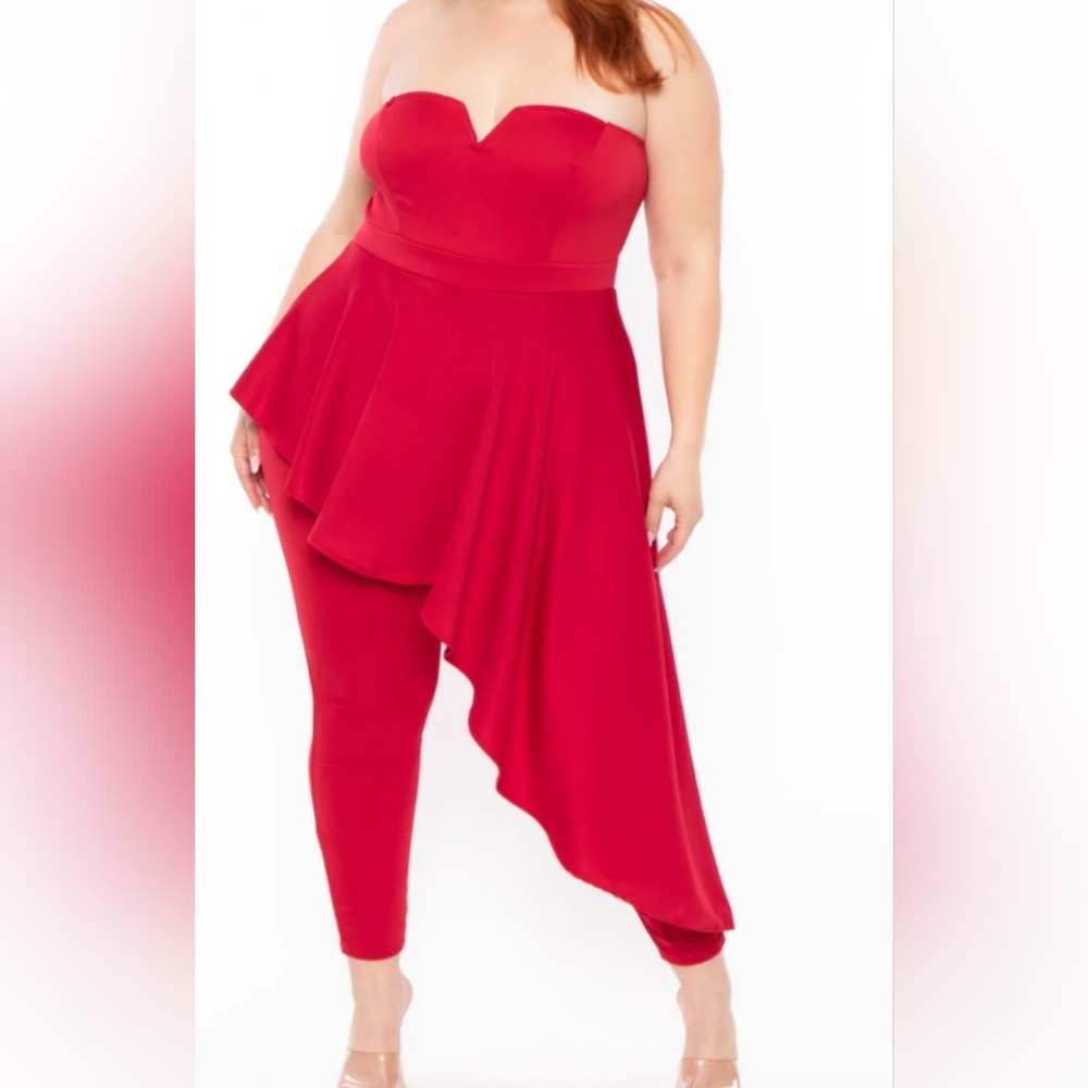 Ruffle Jumpsuit - image 1